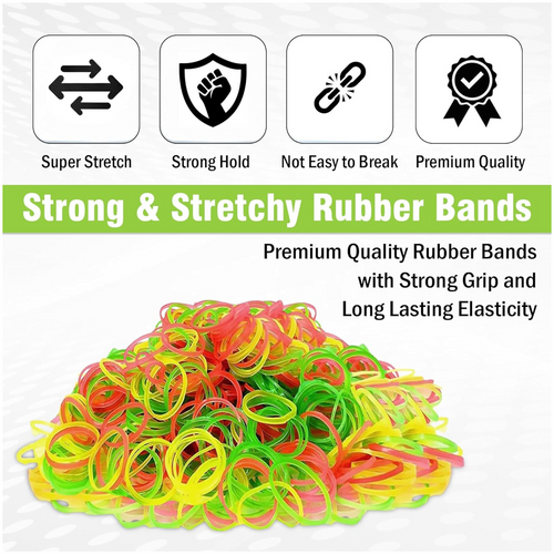 JS Elastic Rubber Band Multicolor uses