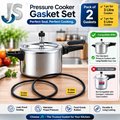 JS Pressure Cooker Gasket Set 3L and 5L - Pack of 2